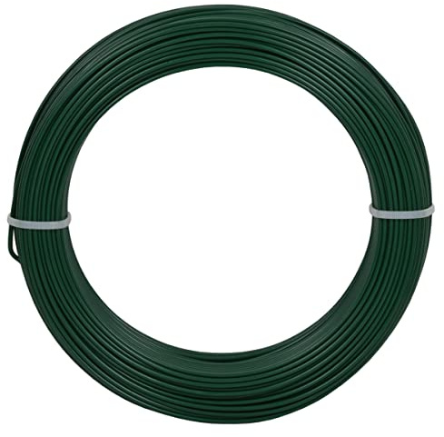 Corderie Italiane 002014072 järntråd, plastbelagd, 1,8 mm – 100 m, grön