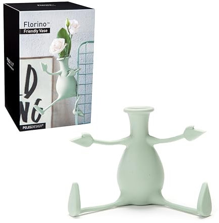 Florino – Die Freundliche Blumenvase in Mint – Kleine Blumenvasen & Moderne Deko für Ihr Zuhause – Einzigartiges Geschenk von Peleg Design
