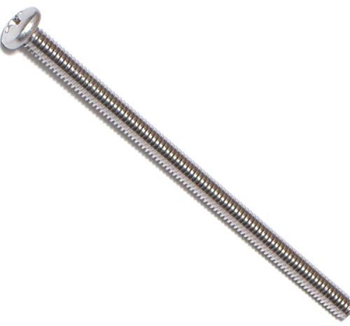 Hard-to-Find Fastener 014973199524 Phillips Pan Machine Screws, 8-32 x 3-Inch, 25-Piece