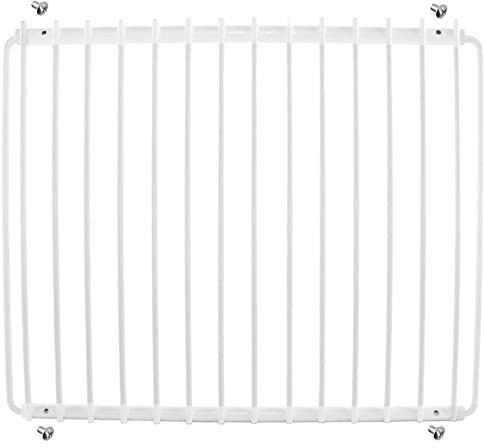 SPARES2GO Étagère de réfrigérateur compatible avec réfrigérateur congélateur Iceking (blanc, réglable, revêtement en plastique, bras extensibles)