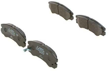 Bosch BP177 - Plaquettes de Frein Avant pour Voiture - Qualité Bosch - Réduction du Bruit et de la Poussière - Certifié ECE-R90 - Sans Cuivre - Jeu de 4 Plaquettes