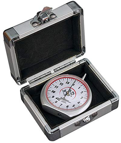 Longacre 52-50562 Dial Tread Depth Gauge with Silver Case