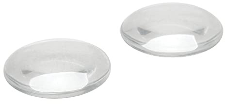 Dophee 10pcs Crystal Clear Runde Cabochons Glas Steine Flache R¨¹ckseite Glaskuppel Schmuckherstellung,50mm