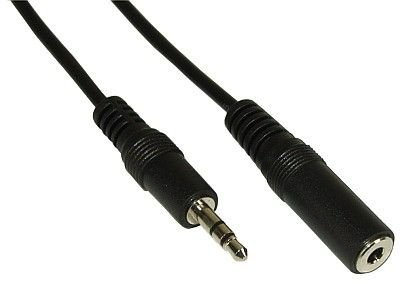 InLine 99935 Klinke Verlängerung, 3,5mm Klinke Stecker / Buchse, Stereo, 5m