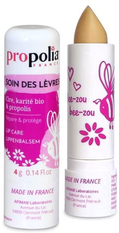 Baume lèvres propolis & karité (4 g) - Propolia - Soins du visage
