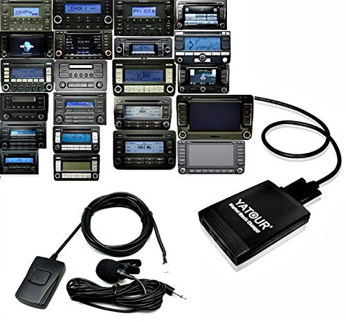 Yatour YTM06-VW12-BT+KEY3 digitaler Musikadapter USB, SD, AUX, Freisprecheinrichtung Bluetooth VW 12 Pin mit Ausbauhaken