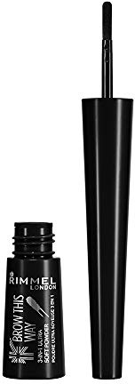 Rimmel Brow This Way 3 en 1 poudre ultra douce - 004 Soft Black