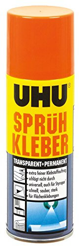 Uhu 46740 - Sprühkleber Permanent + Transparent 200 ml