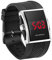 DIGIFLEX Luxury Digital Black Wristwatch - Red LED Light Sport Wrist Watch