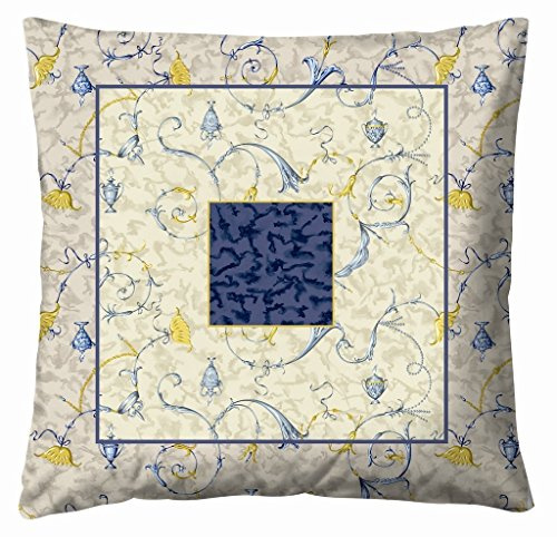 Bassetti OPLONTIS Kissenhülle zu Tischwäsche aus 100% Baumwolle, Panama-Gewebe in der Farbe Blau v.9n, Maße: 40x40 cm - 9275533