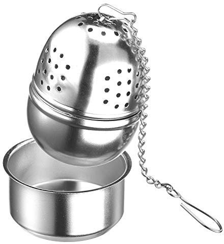 Westmark Tee-Ei, Oval, Mit Untersatz, Teatime, Rostfreier Edelstahl, ø 4,3 cm, 15772280