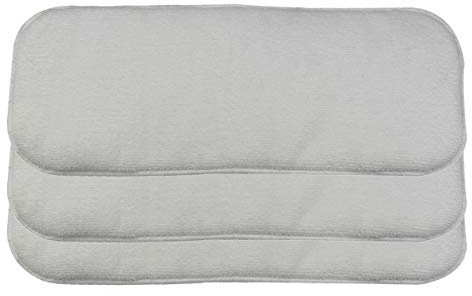 Happy Cherry Babywindeln Waschbare Wiederverwendbare Baby Windel Microfaser Stoffwindel Einlagen Set von 3 Baby-Tuch Weicher Stoff 3 Schickten - Weiß