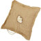18cm Cojín Portador Almohada Arpillera de Anillo para Boda