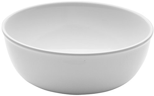 LACOR 63553 - Fuente De Melamina Redonda Classic 22Diámetro - Blanco | En melamina resistente, para servir y presentar en mesa; ideal para cocina profesional y uso diario en casa, de gran utilidad