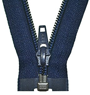 YKK Reißverschluss 1 Weg teilbar Marineblau 65 cm Kunststoff spirale Kunststoffspiralkette