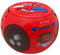 Lexibook Marvel Spider-Man Peter Parker Radio CD player, Heapdhones jack, AUX-IN jack, AC or battery-operated, Red/Black, RCD103SP