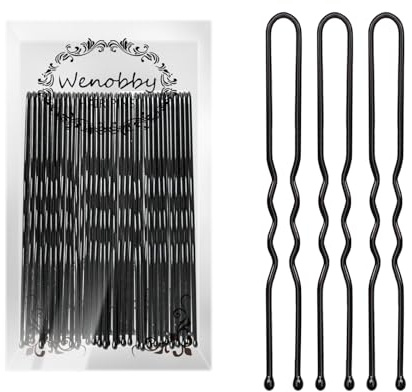 U Shaped Hair Pins for Buns, 100 PCS 2.8 Hair Pins for Women Hair Styling with Thick Hair