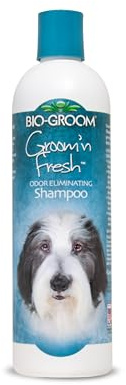 Bio-Groom Groom'n Fresh Dog Shampoo - Odor Eliminating, Dog Bathing Supplies, Puppy Wash, Cat Grooming Supplies, Cruelty-Free, Product Made in USA - 12 fl oz 1-Pack