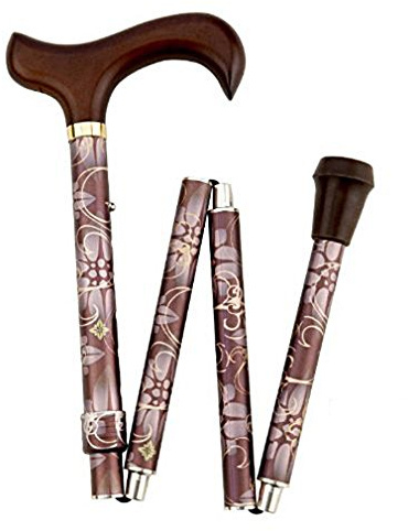 Designer Gehstock Gehhilfe Deluxe-Schlank-Faltstock Fantasie