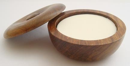 Progress Vulfix Small Wooden Shaving Bowl, with soap