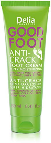 Delia Cosmetics - Good Foot - Crema per piedi anti screpolature - Protegge i talloni sensibili - Prevenire i danni - Fornisce rigenerazione e comfort per i piedi asciutti - 250ml
