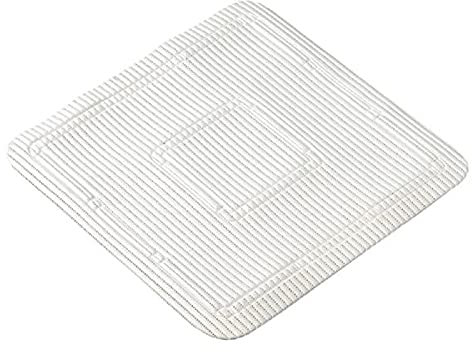 HOMECRAFT Soft-Feel Shower Mat, 55.5 x 55.5 cm, Comfortable, Safety & Security, Helpful for Elderly or Children, White, Large, Square, Non-Slip Mat, Suction Cups, Mum, Dad, Kids, Disabled, Handicapped