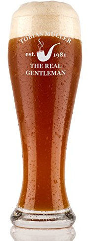 polar-effekt Bicchiere da birra 0,5l con incisione personalizzata - regalo di compleanno per uomini, amici - festa del papà, Natale