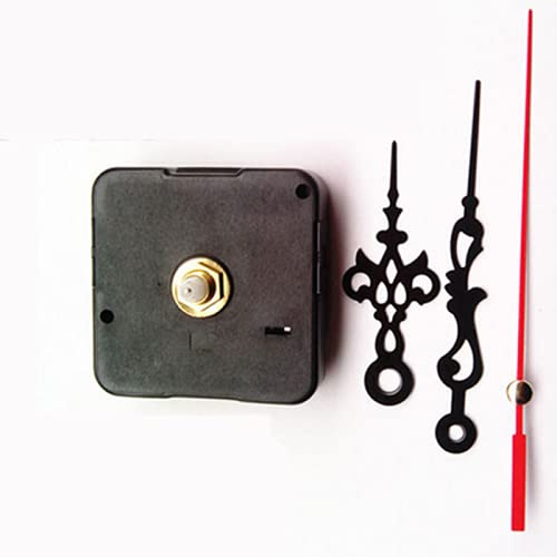 Dhorcas (#016) 3/16 Threaded Motor and Black 3.5 Hands, Quartz Clock Movement Kit for Replacement