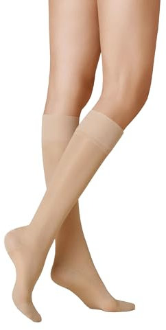 KUNERT Damen Kniestrümpfe Fly&Care® 40 effektive Stützwirkung Klasse III 40 DEN Teint 3520 35-38