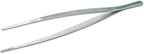 PIAZZA - Pinza Cucina di Precisione in Acciaio Inox 23.5cm, Pinze da Chef Professionale di Alta Precisione e Resistente al Calore, Molla per Barbecue, Hamburger, Pasta, Spaghetti, Dessert, Decorazione