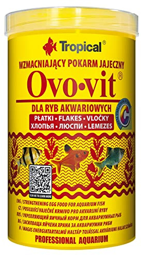 Tropical OVO-VIT 1000ml / 200g - Nourriture fortifiante aux Oeufs pour Poissons d'aquarium