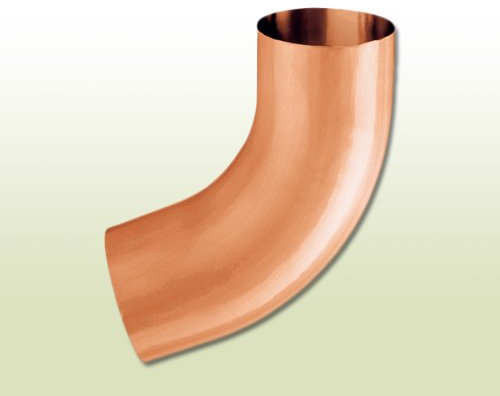 Kupfer Fallrohrbogen DN 80/72 Grad