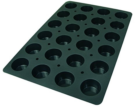 Lekue - Molde para 12 cavidades Molde para magdalenas 23.6 x 15.7 negro