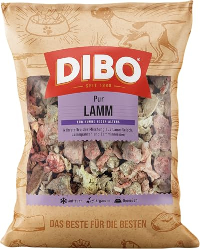 DIBO Lamm, 9 x 2.000g-Beutel, Tiefkühlfutter, gesunde, natürliche Ernährung für Hunde, Hundefutter, Barf, B.A.R.F.