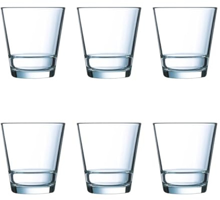 Arcoroc ARC J0317 Lot de 6 verres à whisky 26 cl