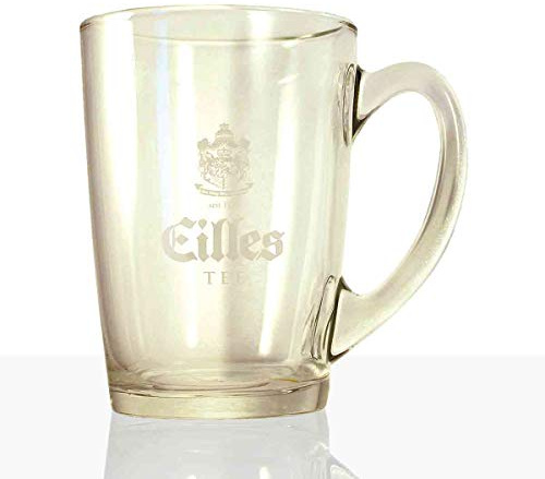 EILLES Tee - 6 Becher aus Glas mit Logo