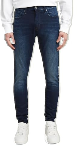 G-STAR Revend Skinny, Vaqueros para Hombre, Azul (dk Aged 51010-6590-89), 31W / 30L