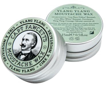 Captain Fawcett Moustache Wax Ylang 15ml, 1er Pack (1 x 15 ml)
