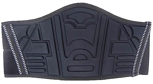 Ledershop-online Motorrad Nierengurt Nierenschutz Rückenwärmer Unisex mit breitem Klettverschluss schwarz XXXL