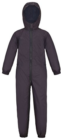 Wetplay Puddle Splash Suit Waterproof All In One Kids Rainsuit Childrens Childs Boys Girls (7-8 Years, Navy Blue)