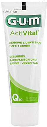 GUM ActiVital Zahnpasta für gesundes Zahnfleisch und Zähne jeden Tag, 75 ml Zahncreme