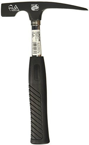 Ruthe 3006044119 Maurerhammer, Rheinische Form mit Stahlrohrstiel, 600 g