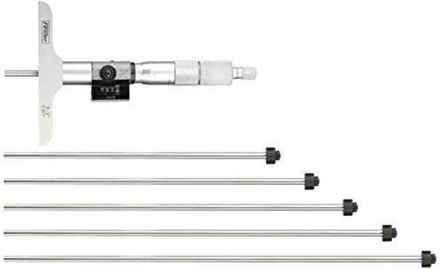 Fowler 52-225-176-0, Digit Counter Depth Micrometer with 0-6 Measuring Range