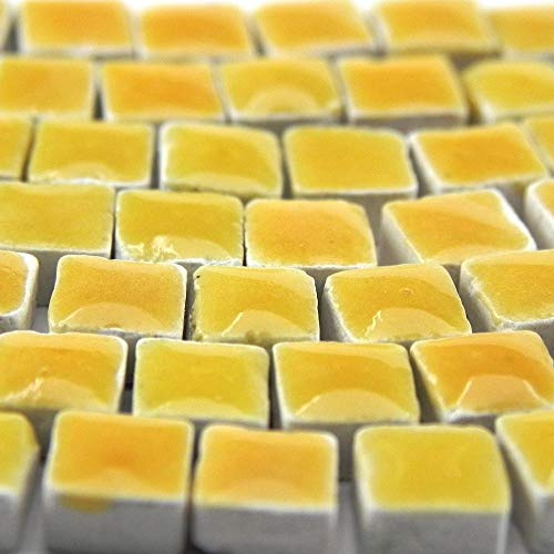ALEA Mosaic Mini Mosaïque (5x5x3mm), 1000 tesselles, Jaune maïs, WY04