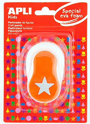 Apli 013298 Motivstanzer Stern, Mehrfarbig