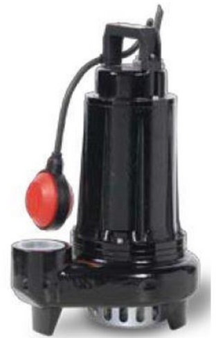 Elettropompa professionale immersione modello ALPHA monofase. Pompa sommersa 230 volt varie potenze con o senza galleggiante. (Alpha 4 (1.5hp) senza galleggiante)