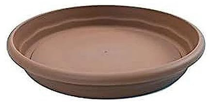 Plastiken Terra - Plato Redondo, diámetro de 30 cm, Color Terracota