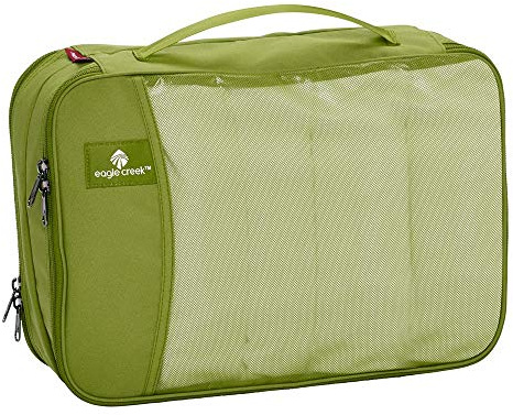 Eagle Creek Packväska Pack-It Original Clean Dirty Cube platsbesparande tvättpåse för resan, grön (ormgrön), 36 cm