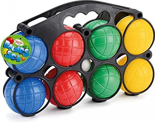 Plastic beach boules set