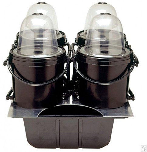 Aeroponic 2 pod hydroponics system one pump - 1 site lid